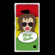 Coque Nokia Lumia 735 Miss Rasta Chatain