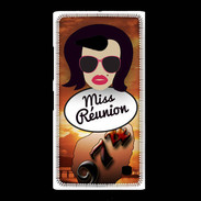 Coque Nokia Lumia 735 Miss Réunion Brune
