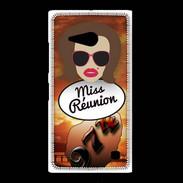 Coque Nokia Lumia 735 Miss Réunion Chatain