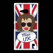 Coque Nokia Lumia 735 Miss UK Chatain