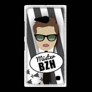 Coque Nokia Lumia 735 Mister Bretagne Chatain