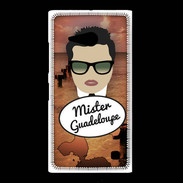 Coque Nokia Lumia 735 Mister Guadeloupe Brun