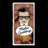 Coque Nokia Lumia 735 Mister Guadeloupe Chatain