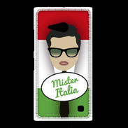 Coque Nokia Lumia 735 Mister Italie Brun