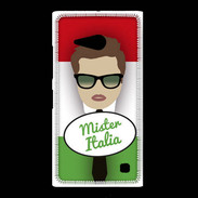 Coque Nokia Lumia 735 Mister Italie Chatain