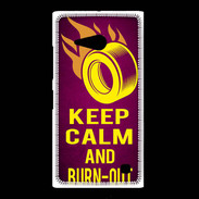 Coque Nokia Lumia 735 Keep Calm and Burn Out Rose