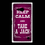 Coque Nokia Lumia 735 Keep Calm and Take Jack Rose
