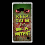 Coque Nokia Lumia 735 Keep Calm and Be Mutant