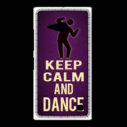 Coque Nokia Lumia 735 Keep Calm and Dance Violet