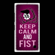 Coque Nokia Lumia 735 Keep Calm and Fist Rose