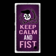 Coque Nokia Lumia 735 Keep Calm and Fist Violet