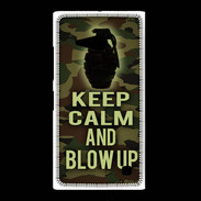 Coque Nokia Lumia 735 Keep Calm and Grenade Camouflage