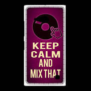 Coque Nokia Lumia 735 Keep Calm and Mix That Rose