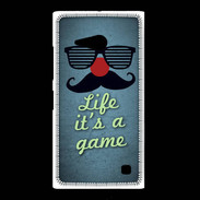 Coque Nokia Lumia 735 Life It's a game ZG
