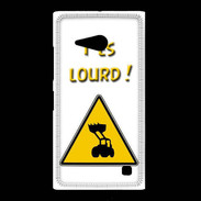 Coque Nokia Lumia 735 T'es lourd PR