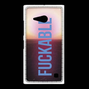 Coque Nokia Lumia 735 Fuckable bleu ZG