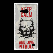 Coque Nokia Lumia 735 Keep calm pitbull 1 ZG