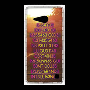 Coque Nokia Lumia 735 Message codé ZG