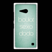 Coque Nokia Lumia 735 Boulot Sexo Dodo Vert ZG