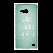 Coque Nokia Lumia 735 Vélo Boulot Dodo Vert ZG