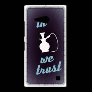 Coque Nokia Lumia 735 In Chicha We trust Bleu ZG