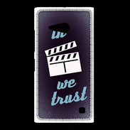 Coque Nokia Lumia 735 In Ciné We trust Bleu ZG