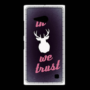 Coque Nokia Lumia 735 In Elan We trust Rouge ZG