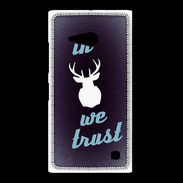 Coque Nokia Lumia 735 In Elan We trust Bleu ZG