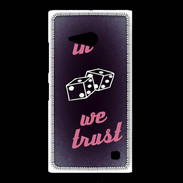 Coque Nokia Lumia 735 In Gamble We trust Rouge ZG