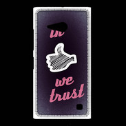 Coque Nokia Lumia 735 In Like We trust Rouge ZG