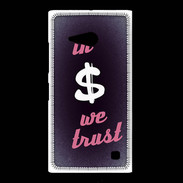 Coque Nokia Lumia 735 In Money We trust Rouge ZG