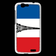 Coque Huawei Ascend G7 Drapeau français et Tour Eiffel