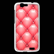 Coque Huawei Ascend G7 Capitonnage Rose