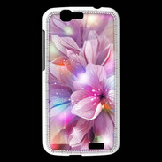 Coque Huawei Ascend G7 Design Orchidée violette