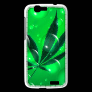Coque Huawei Ascend G7 Cannabis Effet bulle verte