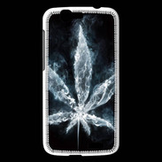 Coque Huawei Ascend G7 Feuille de cannabis en fumée
