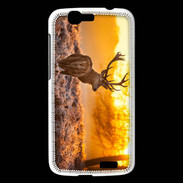 Coque Huawei Ascend G7 Cerf au levé du soleil