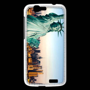 Coque Huawei Ascend G7 Statue de la liberté et ville de New York 15