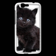 Coque Huawei Ascend G7 Petit chaton noir