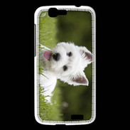 Coque Huawei Ascend G7 Chiot terrier blanc 2