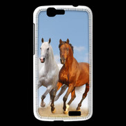 Coque Huawei Ascend G7 Duo de chevaux