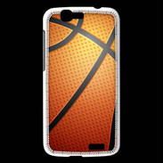 Coque Huawei Ascend G7 Effet Ballon de basket orange et noir