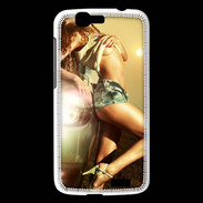 Coque Huawei Ascend G7 Femme sexy Voiture