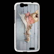 Coque Huawei Ascend G7 Bébé nounours dormant dans une bassine