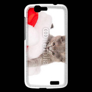 Coque Huawei Ascend G7 Chaton Noël
