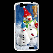 Coque Huawei Ascend G7 Bonhommes de neige