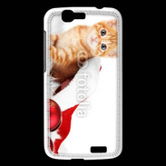 Coque Huawei Ascend G7 Chaton Noël