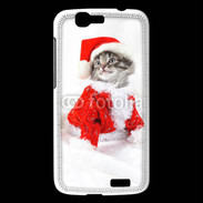 Coque Huawei Ascend G7 Chat Noël 3