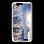 Coque Huawei Ascend G7 Montagne enneigée et ensoleillée