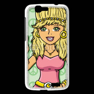 Coque Huawei Ascend G7 Hippie en dessin